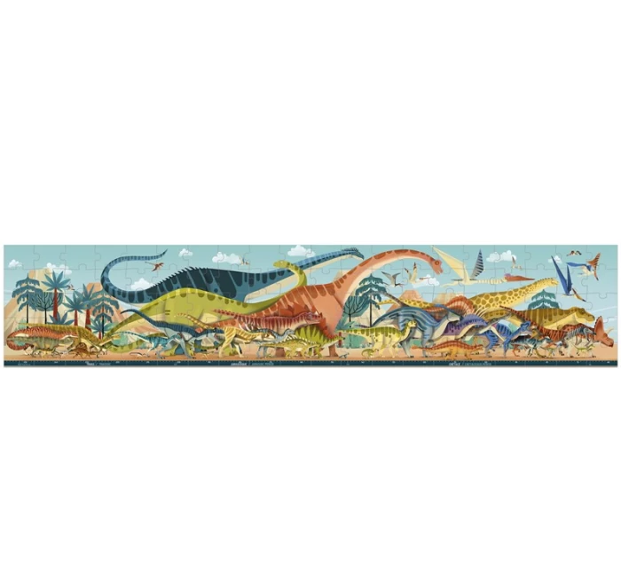 puzzle panoramico dinosaurio